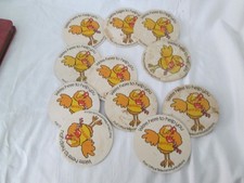 11  Vintage PO/British Telecom Buzby Advertising Beer Mats 1970's