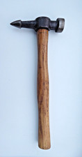 Vintage Panel Beaters Hammer, round flat head - tapered end.