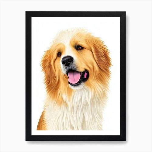 Pyrenean shepherd illustration - pyrenean,