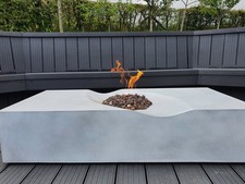 Rectangular Coffee Table Fire