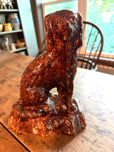 Antique bennington rockingham - bennington,