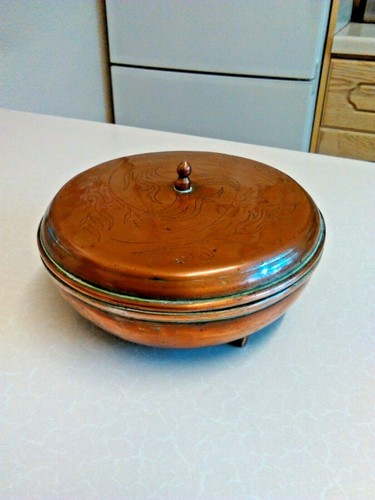 Vintage galistan copper dish - vintage,