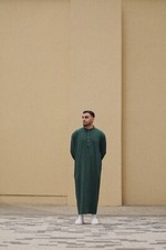 Men Islam Arab Thobe Robe Dishdasha Muslim Abaya Above Ankle Jubba Salafi