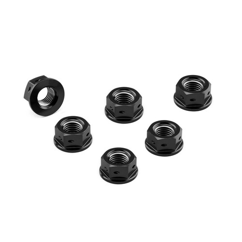 Rear sprocket nuts black - rear,