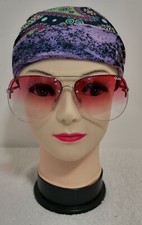 NEW - Quay Australia Sunglasses "Muse Fade" Silver/Red With Case - Festival