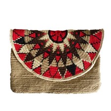 Wayuu Colombian Mochila bag crochet clutch handmade ethnic boho summer Ibiza