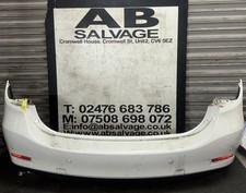 2014 MAZDA 6 SKYACTIV MK3 REAR COMPLETE BUMPER IN WHITE