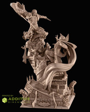 Blade vs Dracula Diorama