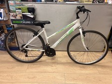 Used Apollo Cascade LA 17.5" Frame 700C Wheels White Junior Adult Girls Bike