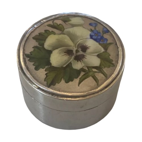 Handmade silver and - silver, floral