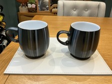Denby Jet Stripes Large Curve