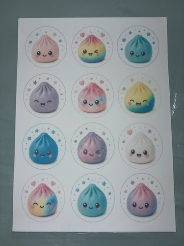 Edible cupcake toppers - edible,