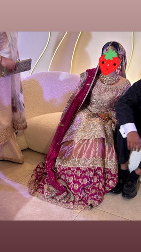 Pakistani bridal lengha - lengha, only