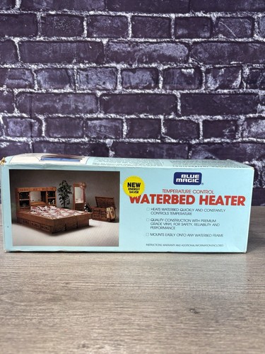 1987 blue magic waterbed - blue,