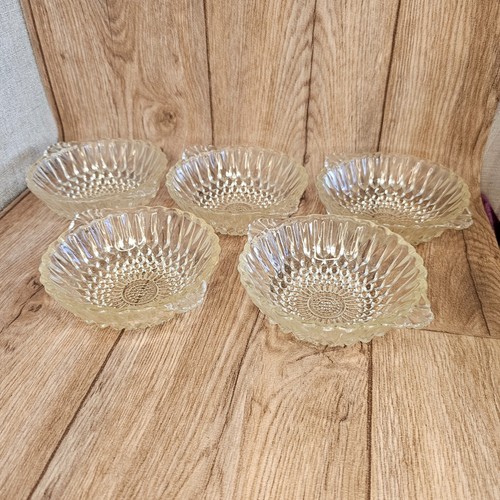 Vintage pressed glass dessert - pressed,