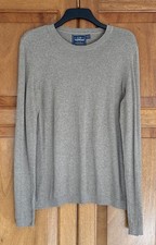 Topman Crew Neck Taupe Jumper Size M Good Condition
