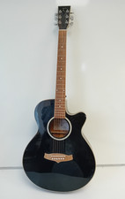 Tanglewood Tanglewood TSF CE BK Electro Acoustic Guitar - Black 100cm
