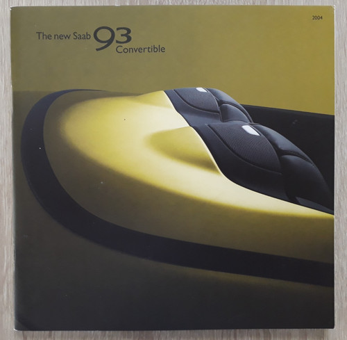 Saab convertible brochure - 93,