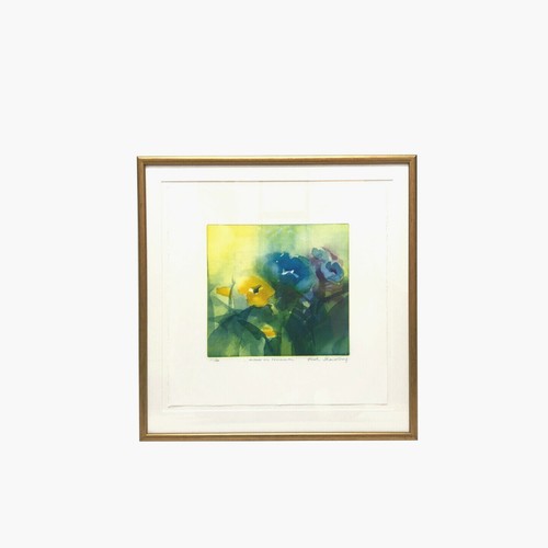 Lithography floral by kersti - ,