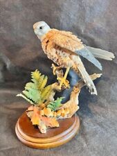 Country Artists: Kestrel with Fern & Fairies bonnet 01964  (21x20cm) VGC