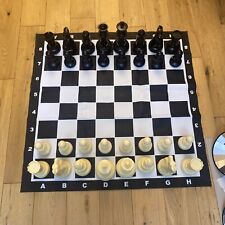 WE Games Garden Chess Set - Large 8 inch King, 35.5 inch Board