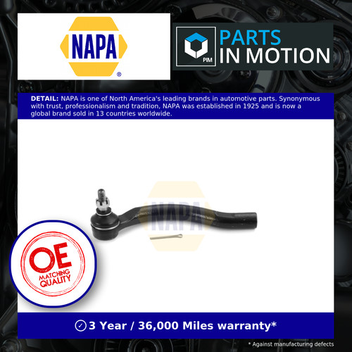 Tie track rod end fits - tie, honda