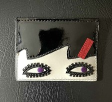 Women’s Genuine Lulu Guiness Doll face Card Holder