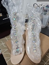 l day shoes size 8. cream/