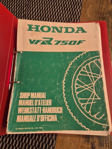 1986 1989 honda - vfr750, vfr750f