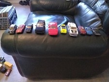 Job Lot Bundle of 10 x Various Diecast Model Car Ferrari VW Golf Mercedes