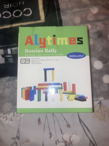 Multicolour domino rally set - domino,