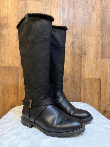 Black knee high boots - black,