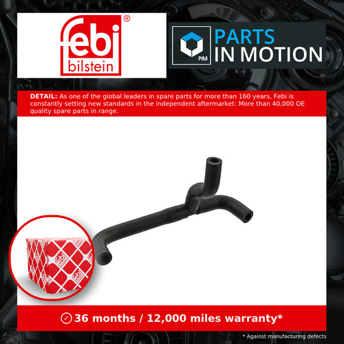 Crank case breather - pipe, hose