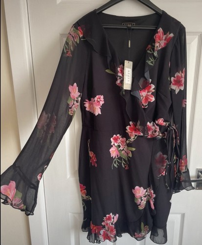 New lipsy black - black, wrap
