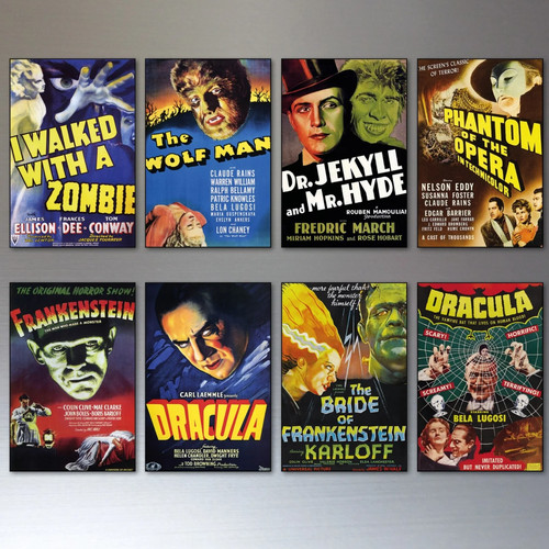 Vintage horror movie poster - horror,