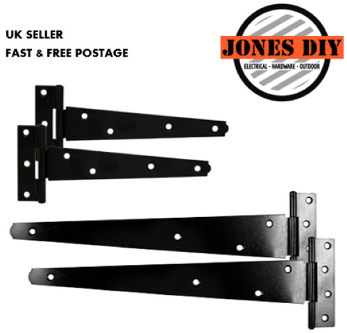 Black tee hinges heavy - black,