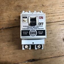 WYLEX WSES 63/2 63A 30mA RCD Large terminals