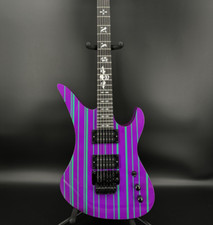 Synyster Gates Purple Electric Guitar With Floyd Rose Tremolo Black Part