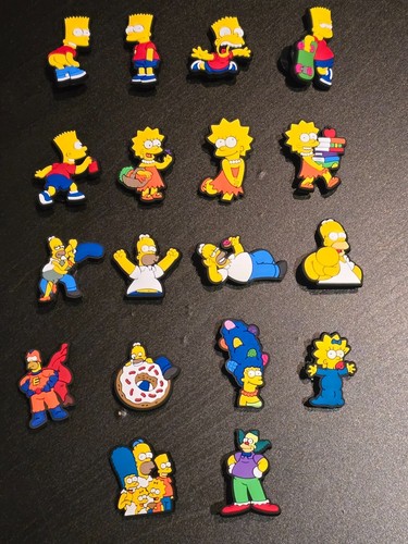 The simpsons shoe charms - shoe,