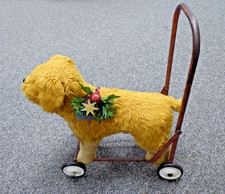 Vintage Push Along Dog Terrier