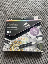 Classique by Spectrum Noir Dual Tip Markers 12 Pens, Pastel Colours