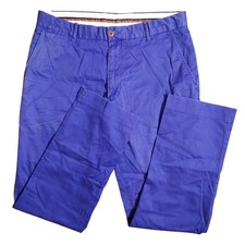 Ralph Lauren Trousers Mens 34x31 Purple Polo Golf Chino Lightweight Straight Tab