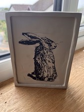 Cox & Cox Hare Print Block VGC