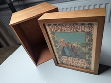 Art Nouveau Vegetables Box Customised Maîtres de l'Affiche Wooden Keepsake CH