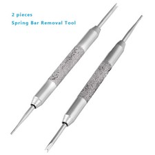 Watchmaker Watch Repair Tool Kit Back Case Opener Remover Spring Pin BarS 8-25mm