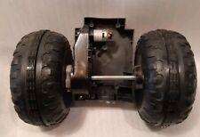 Plastic 6v Electric Motor 9" Wheels Trike Bike Rear Wheel Set Black Bicycle