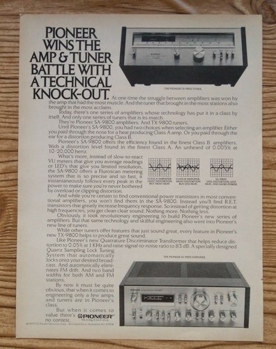 1980 pioneer 9800 stereo - 1980,
