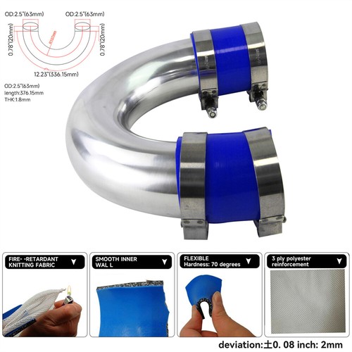 180 degree 63mm aluminum - 180,