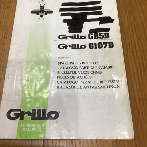 Grillo g85d g107d rotavator - grillo,