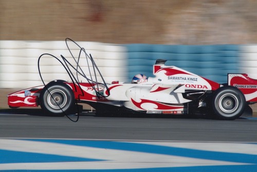 Anthony davidson hand signed - anthony,